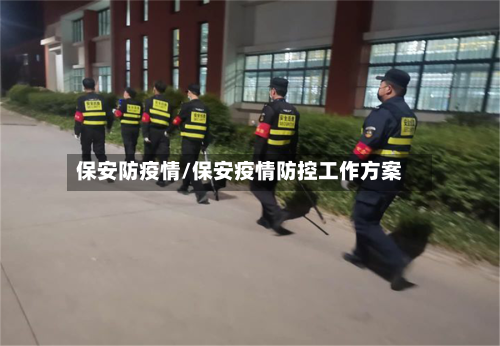 保安防疫情/保安疫情防控工作方案