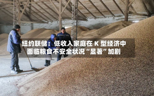 纽约联储：低收入家庭在 K 型经济中面临粮食不安全状况“显著”加剧